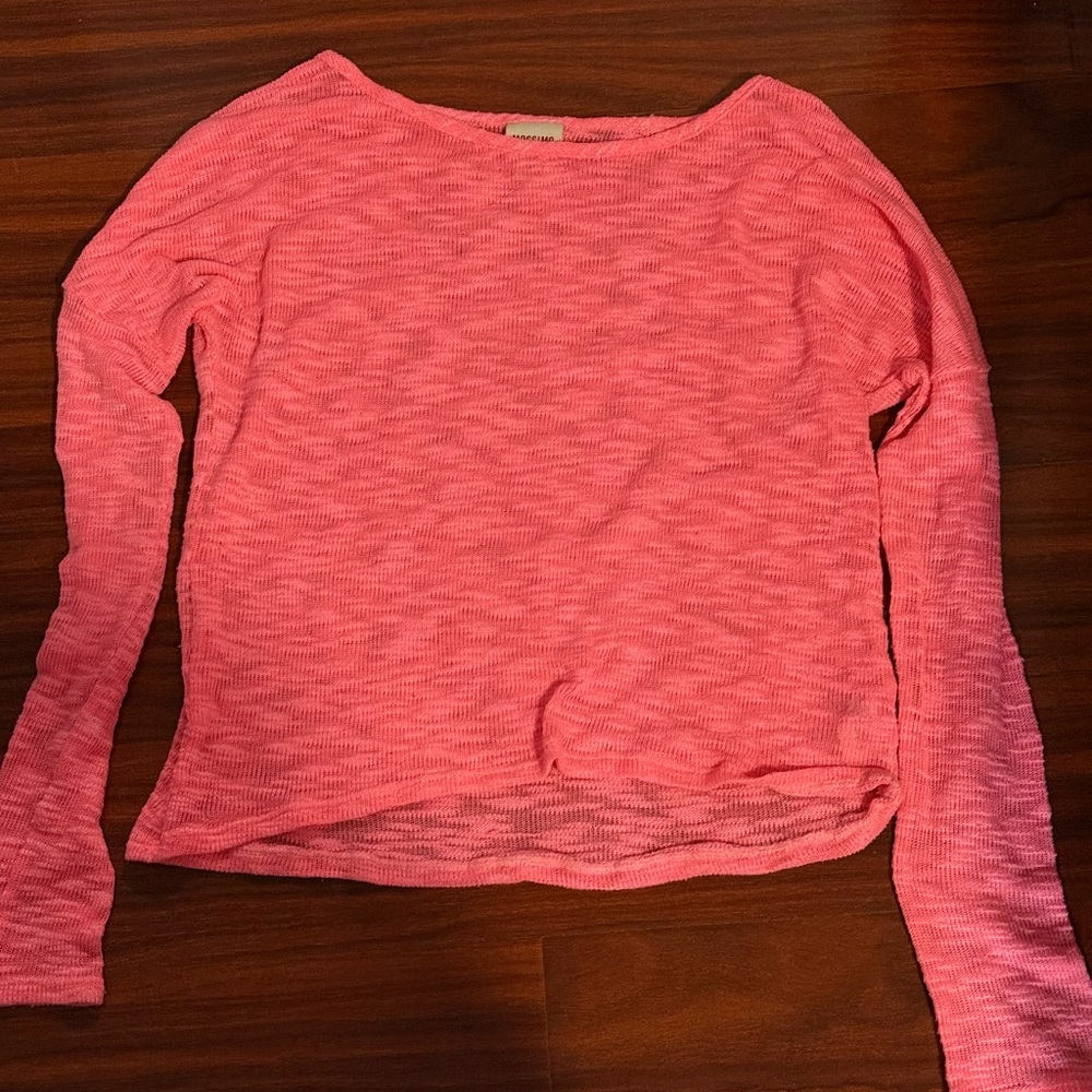 Mossimo Supply Co. Pink Knit Sweater
